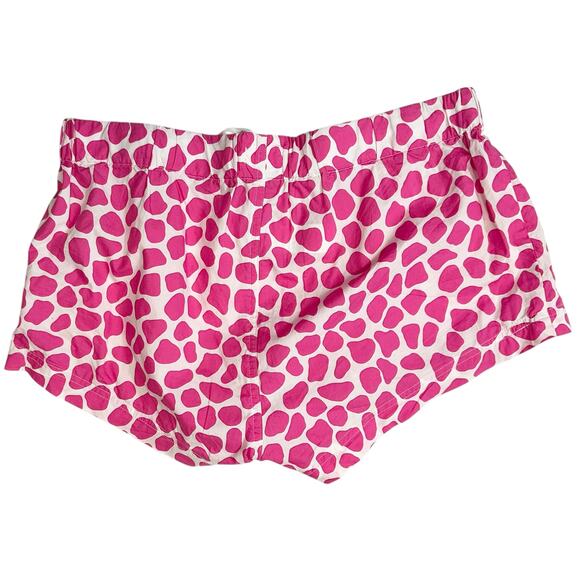 2/$15 J. Crew Cotton Sleep Shorts Pink White Drawstring Lightweight Size XS - Picture 4 of 8